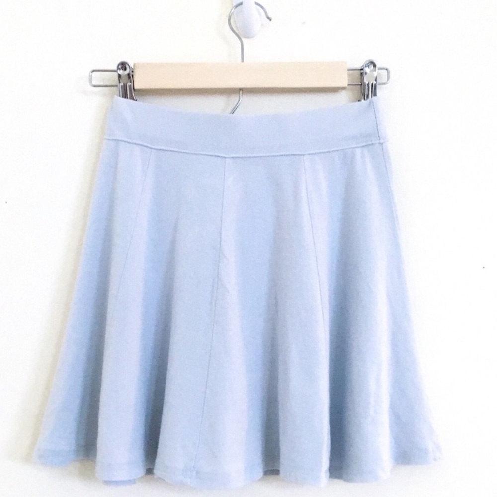 Light Blue Skater Skirt